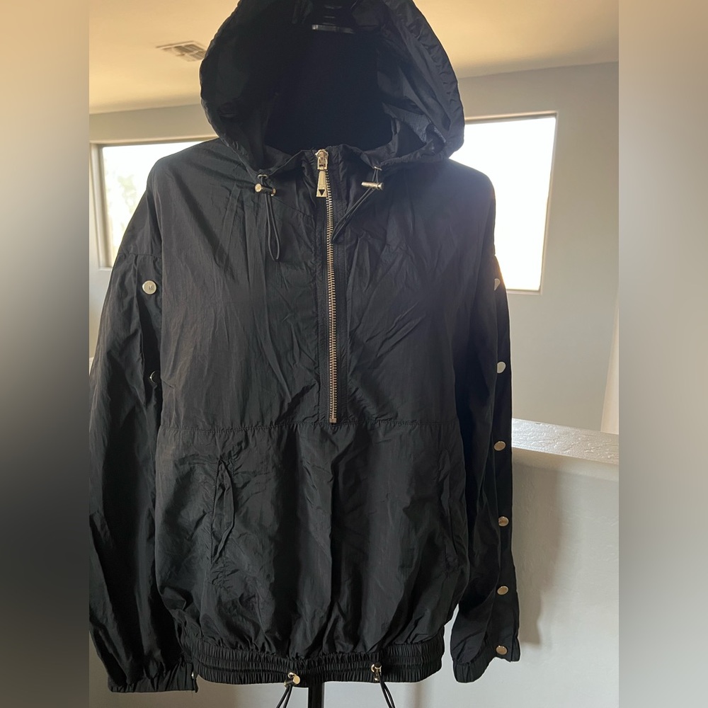GUESS Womens Windbreaker Jacket